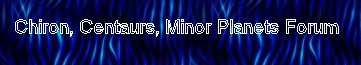 Forum on Chiron, Centaurs and Minor Planets
