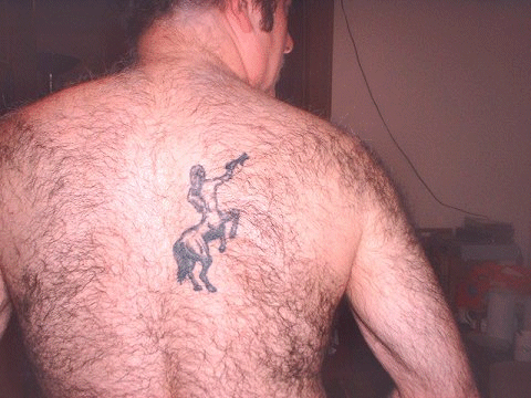 tattooed with 3 stars and woke up with a constellation of 56 instead.